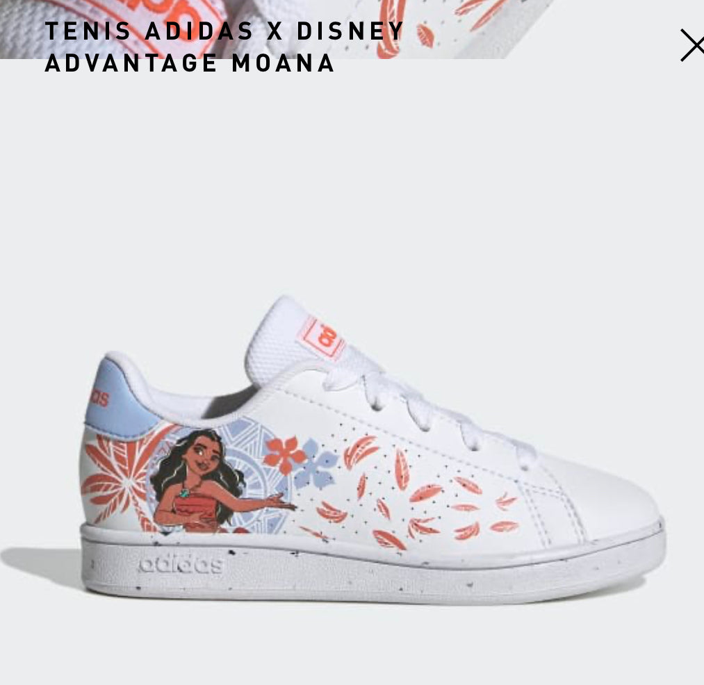 Tenis Adidas X Disney Moana